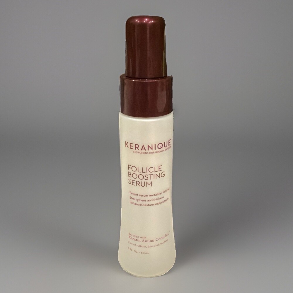 Keranique Follicle Boosting Hair Potent Serum Strengthen & Thickens 2 oz New